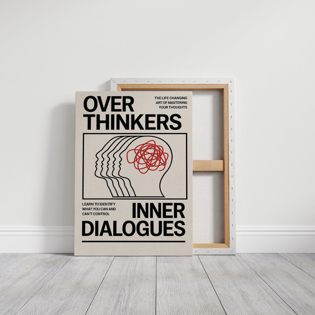 Overthinkers Inner Dialogues – Bold Modern Mental Health Print