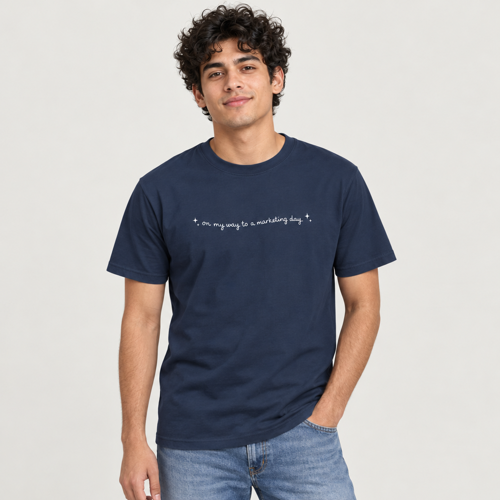 On my way to a marketing day — Tee