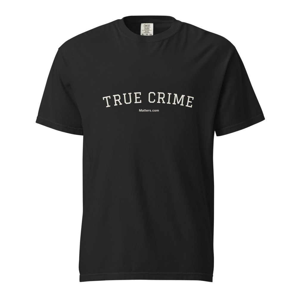 True Crime — Collegiate Edition Tee — Black