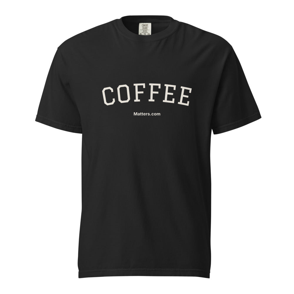 Coffee Matters — Heavyweight Tee — Black