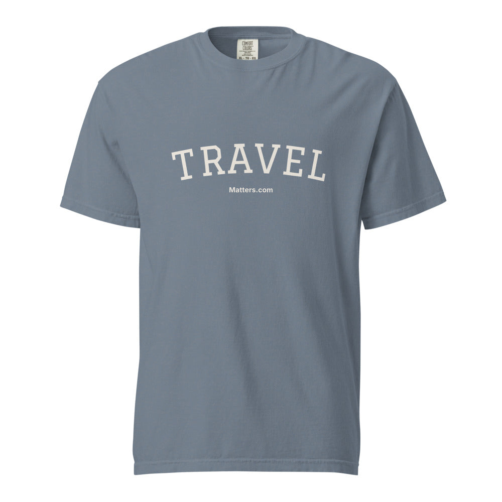 Travel — Collegiate Edition Tee — Blue Jean