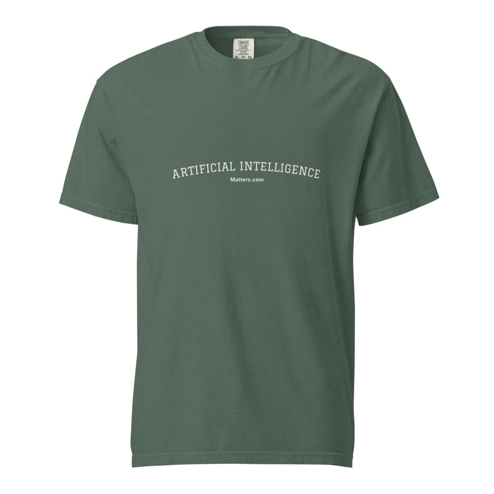 Artificial Intelligence — Collegiate Edition Tee — Blue Spruce