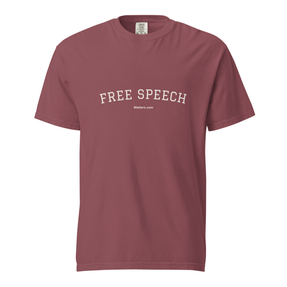 Free speech Matters — Heavyweight Tee — Brick