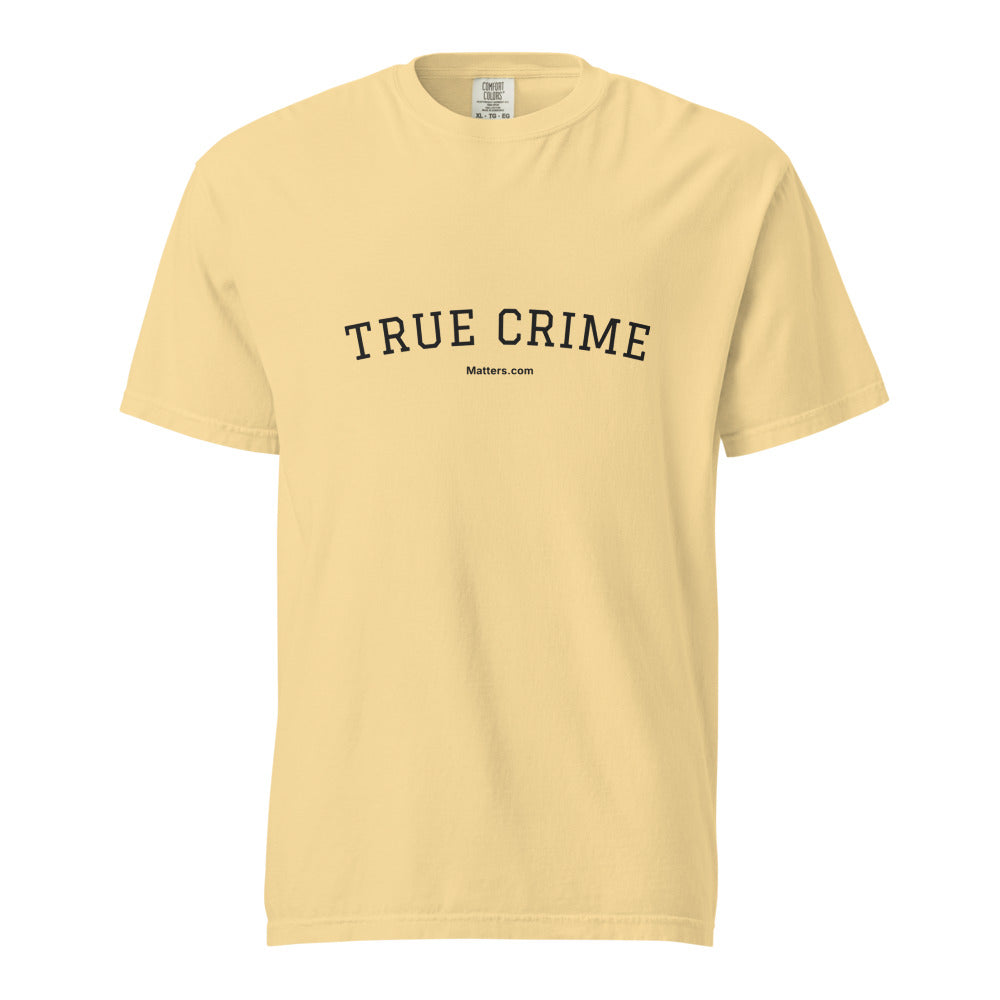 True Crime — Collegiate Edition Tee — Butter