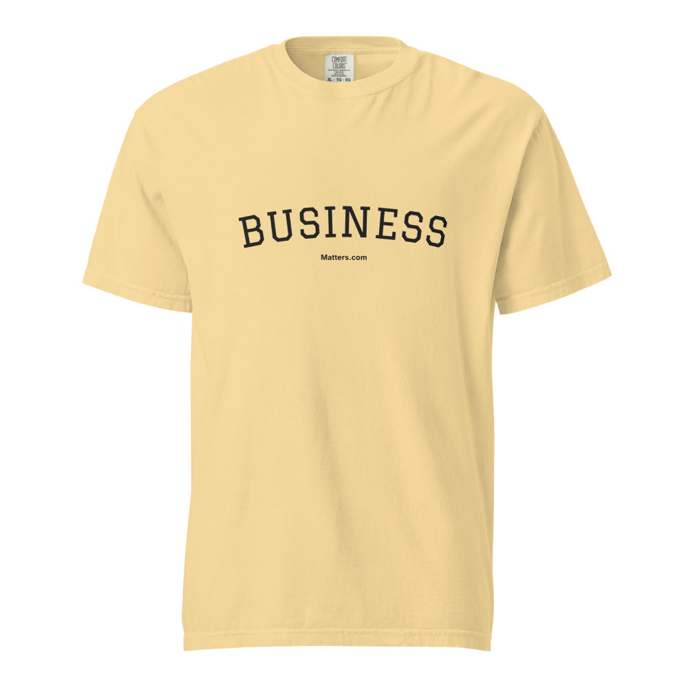Business — Collegiate Edition Tee — Butter