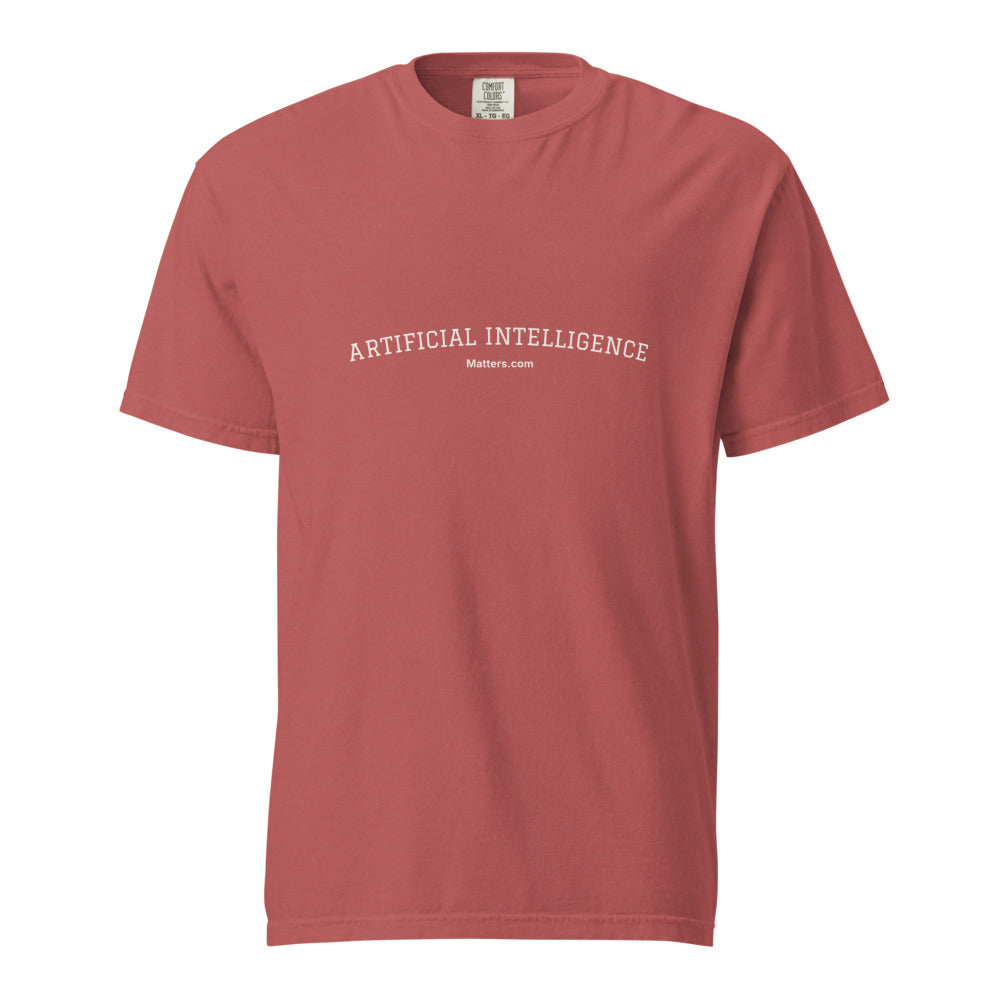 Artificial Intelligence — Collegiate Edition Tee — Crimson