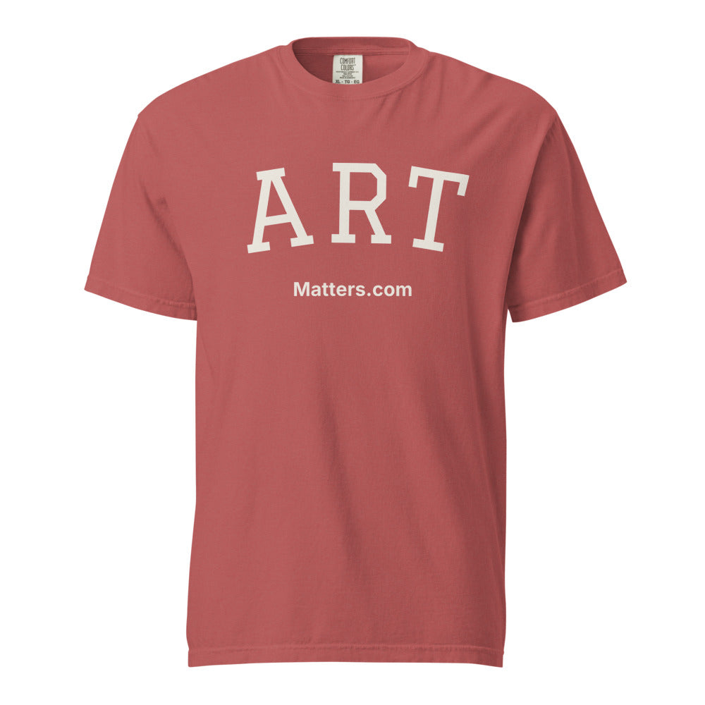 Art Matters — Heavyweight Tee — Crimson