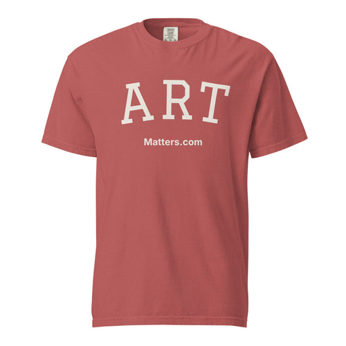 Art Matters — Heavyweight Tee — Crimson