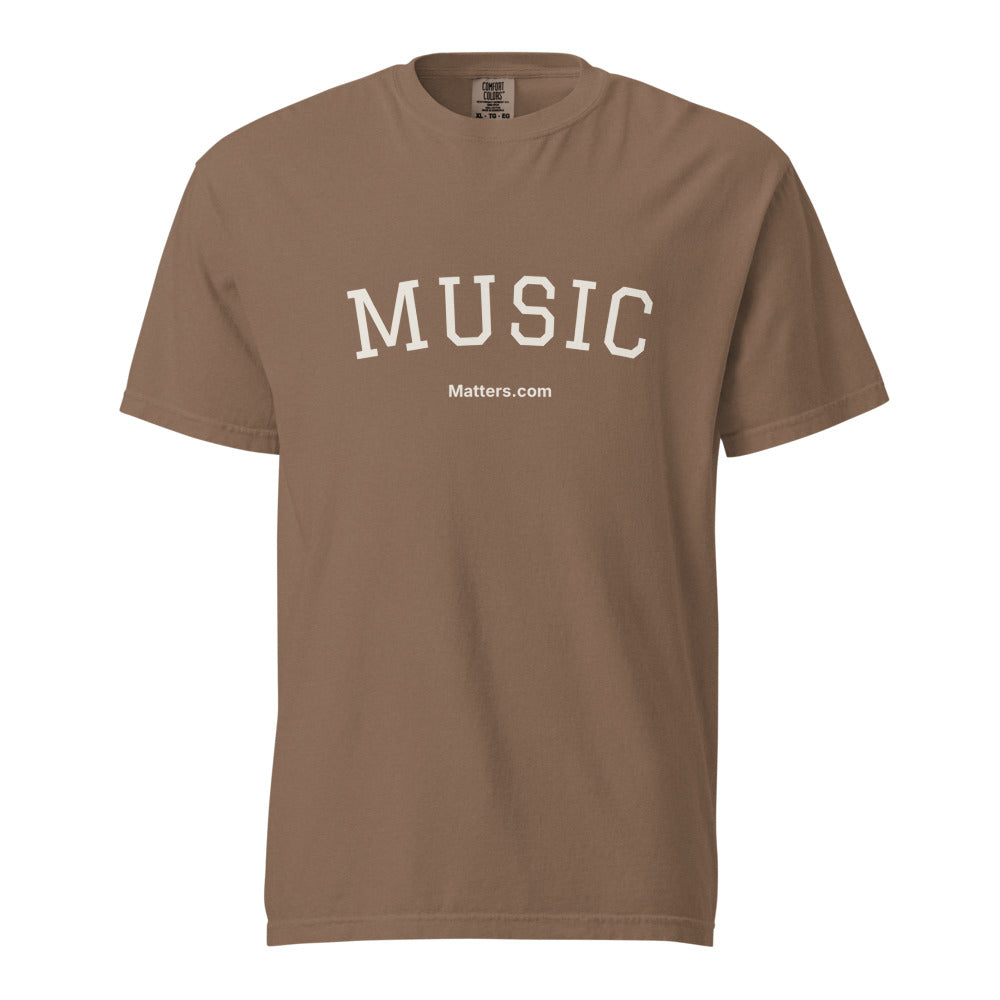 Music Matters — Heavyweight Tee — Espresso