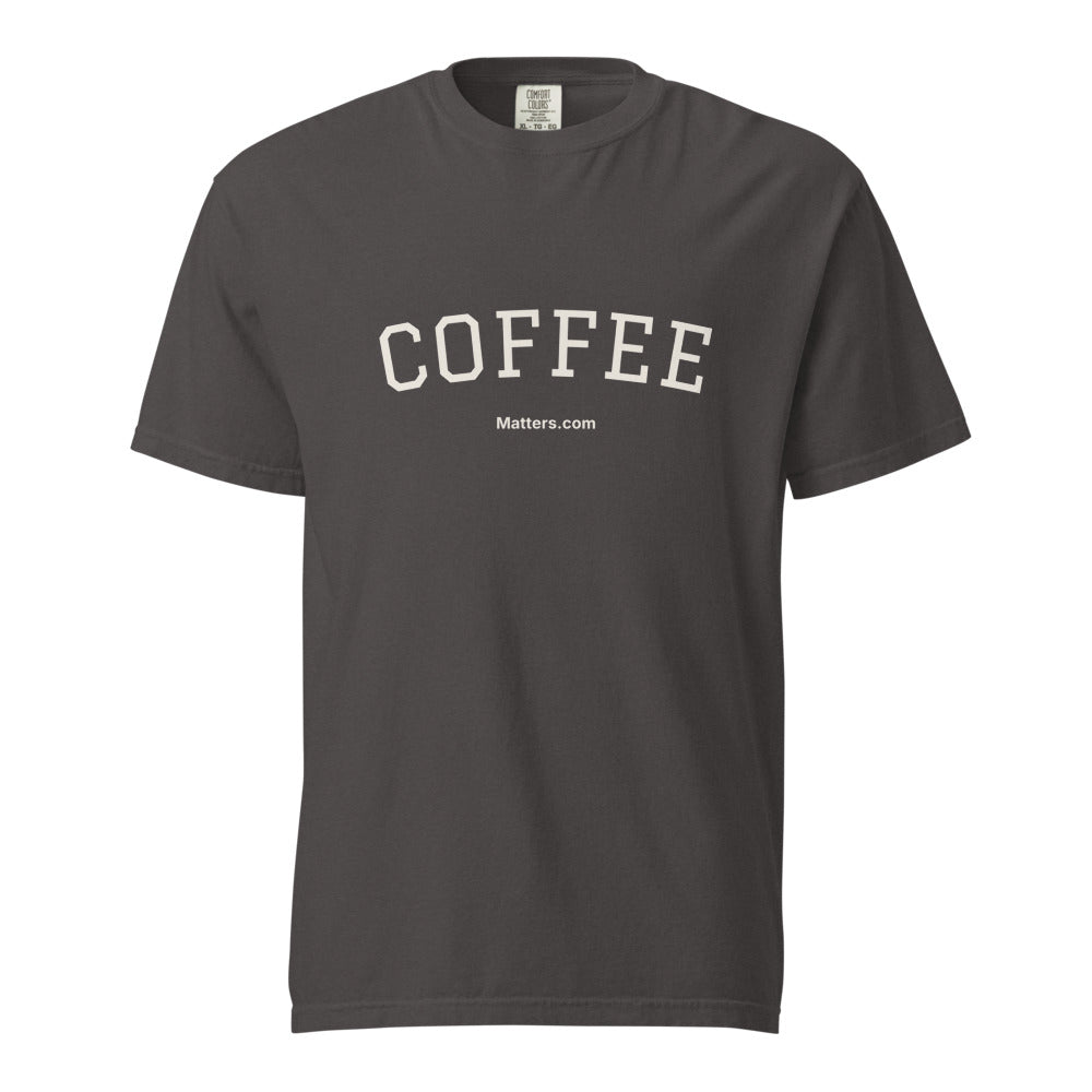 Coffee Matters — Heavyweight Tee — Graphite