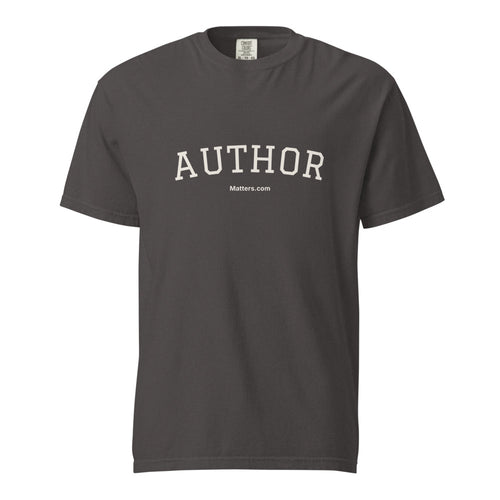 Author — Collegiate Edition Tee — Graphite