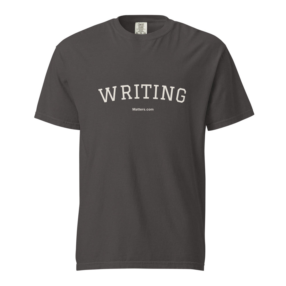 Writing Matters — Collegiate Edition Tee — Graphite