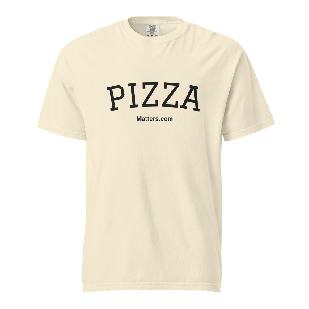 Pizza — Collegiate Edition Tee — Ivory