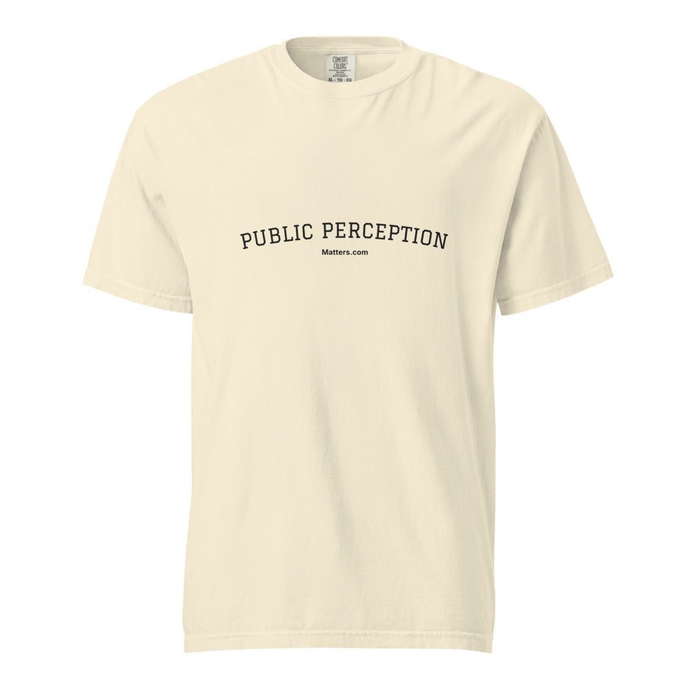 Public perception — Collegiate Edition Tee — Ivory