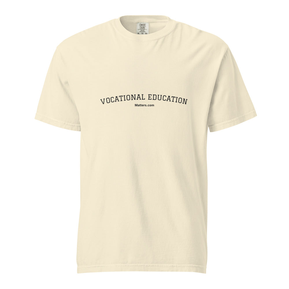 Vocational Education — Collegiate Edition Tee — Ivory