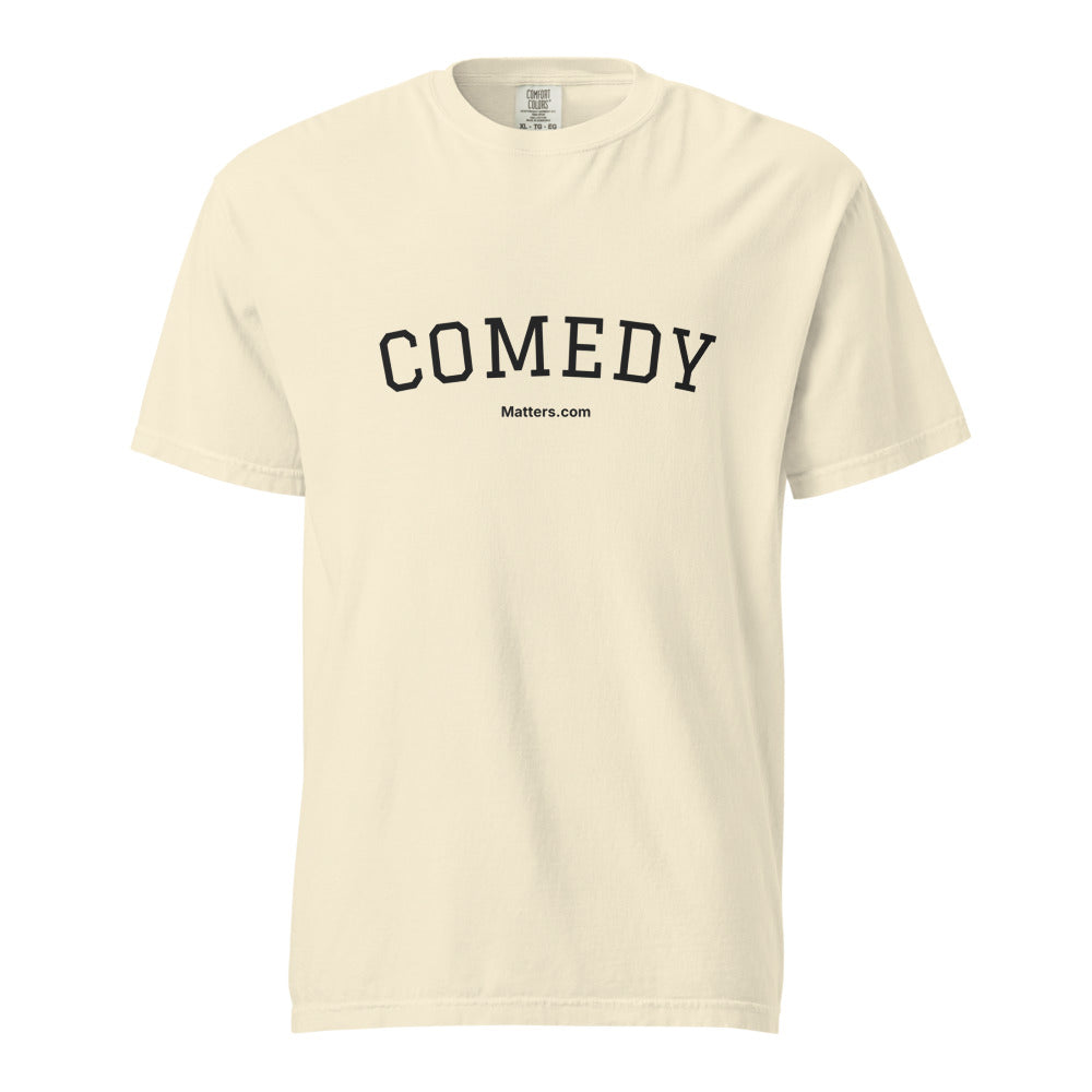 Comedy — Collegiate Edition Tee — Ivory