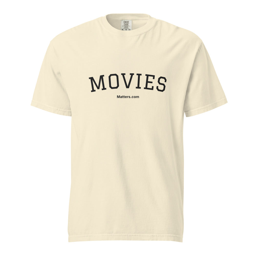 Movies — Collegiate Edition Tee — Ivory