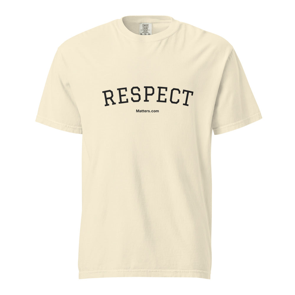 Respect — Collegiate Edition Tee — Ivory