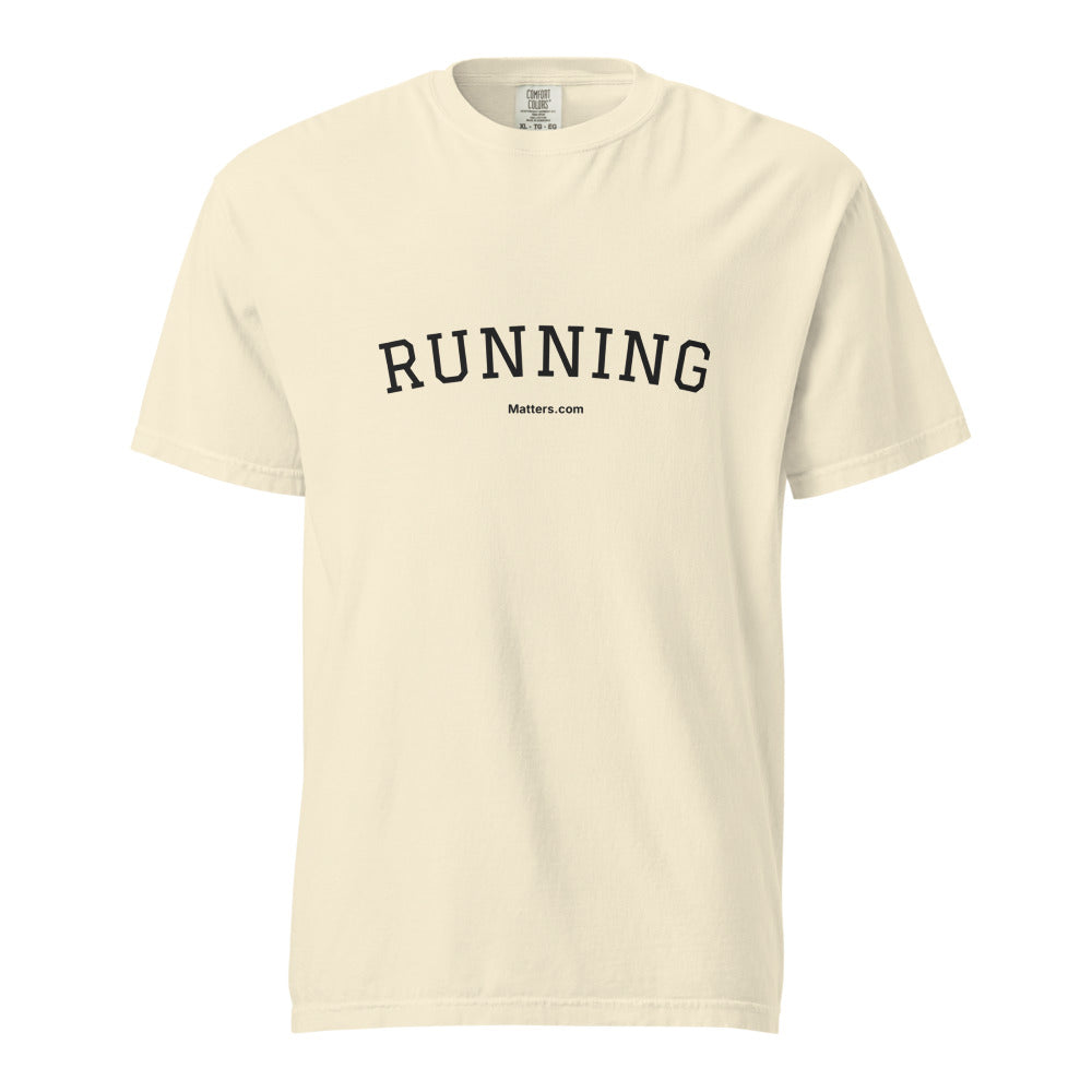 Running — Collegiate Edition Tee — Ivory