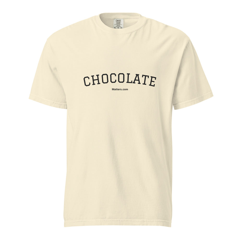 Chocolate — Collegiate Edition Tee — Ivory