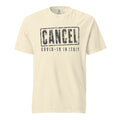 Cancel Covid-19 In Italy — Tee — Ivory (front)