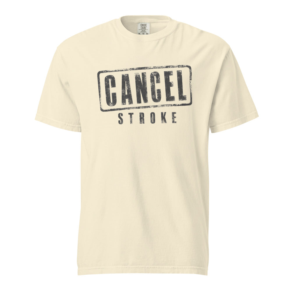 Cancel Stroke — Tee — Ivory (front)