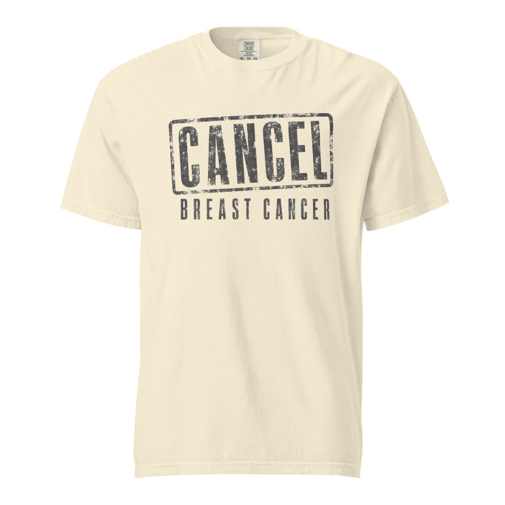 Cancel Breast Cancer — Tee — Ivory (front)