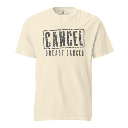 Cancel Breast Cancer — Tee — Ivory (front)