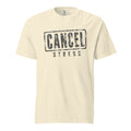 Cancel Stress — Tee — Ivory (front)