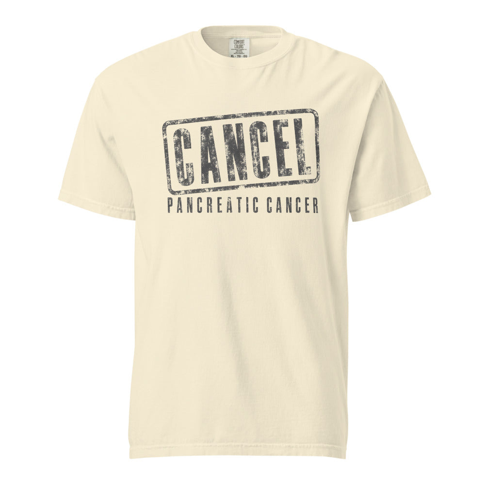 Cancel Pancreatic Cancer — Tee — Ivory (front)