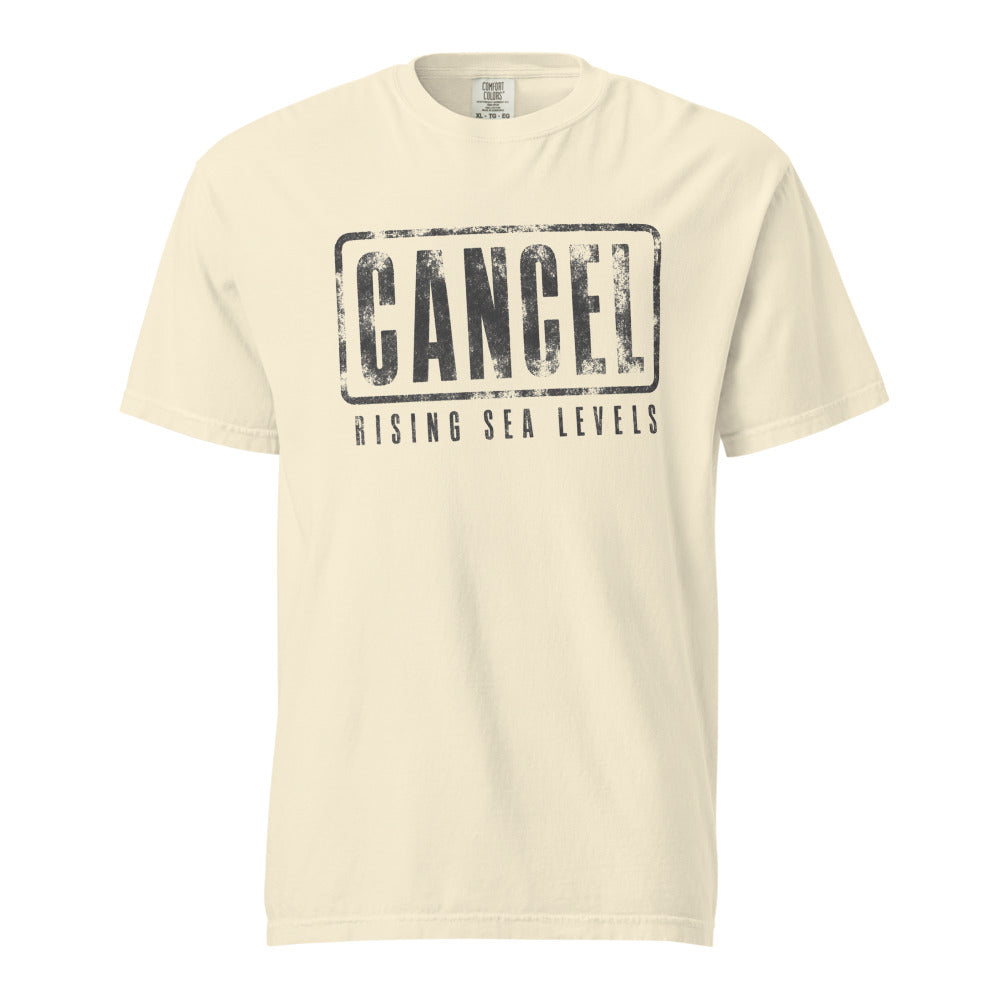 Cancel Rising Sea Levels — Tee — Ivory (front)