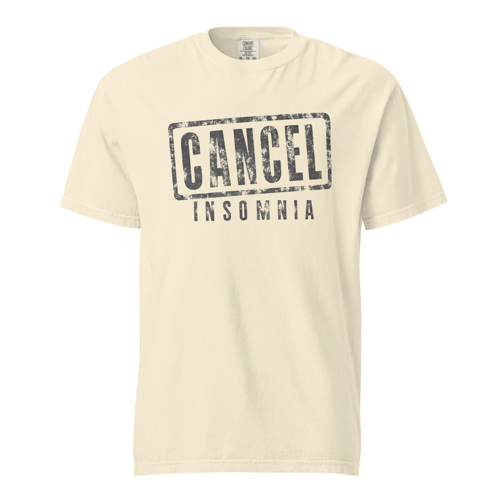 Cancel Insomnia — Tee — Ivory (front)