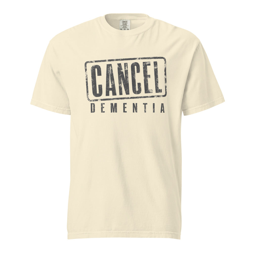 Cancel Dementia — Tee — Ivory (front)