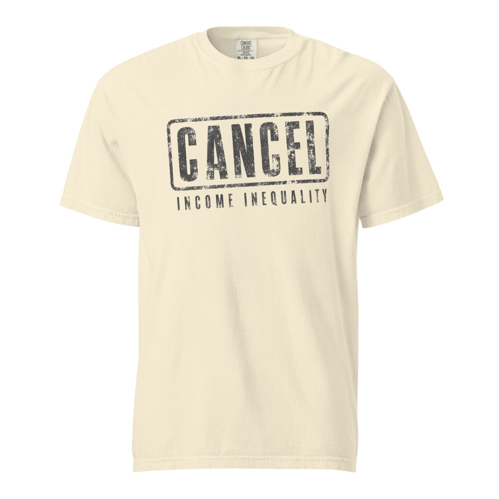 Cancel Income Inequality — Tee — Ivory (front)