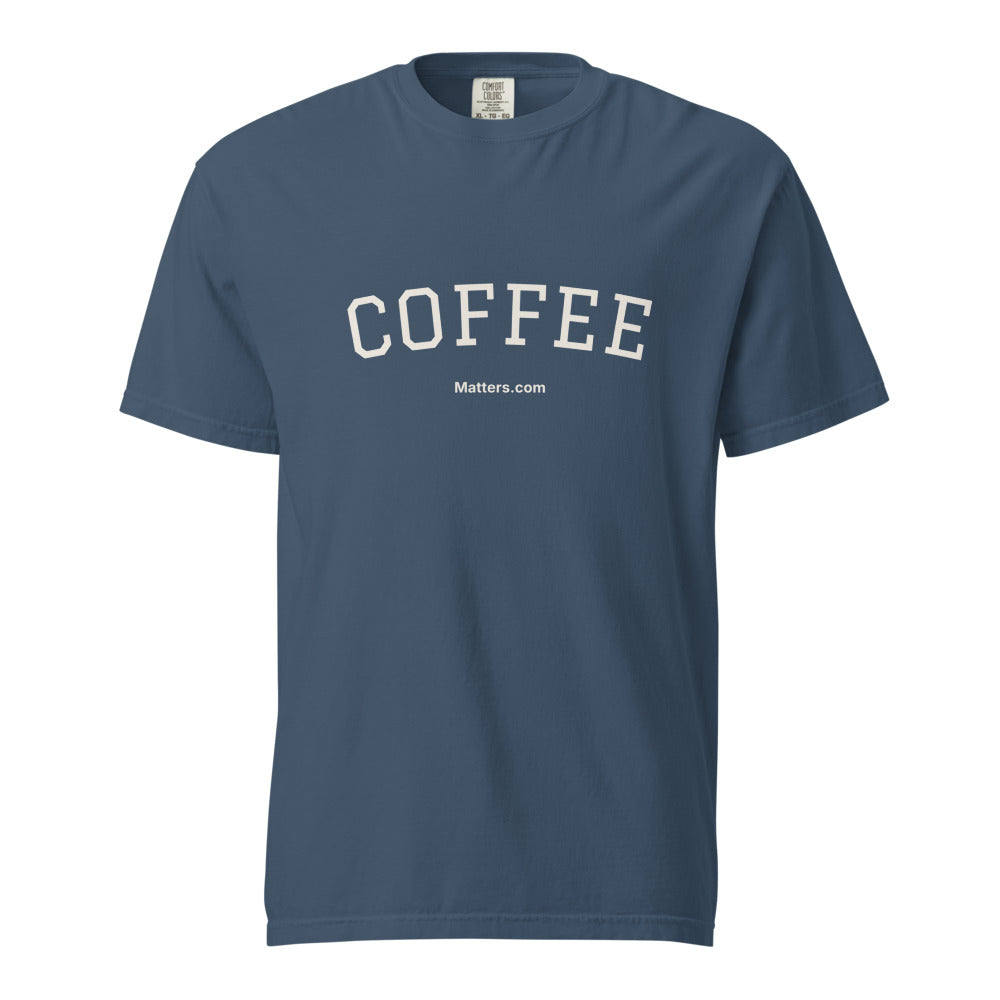 Coffee Matters — Heavyweight Tee — Midnight