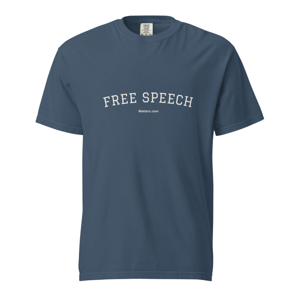 Free speech Matters — Heavyweight Tee — Midnight
