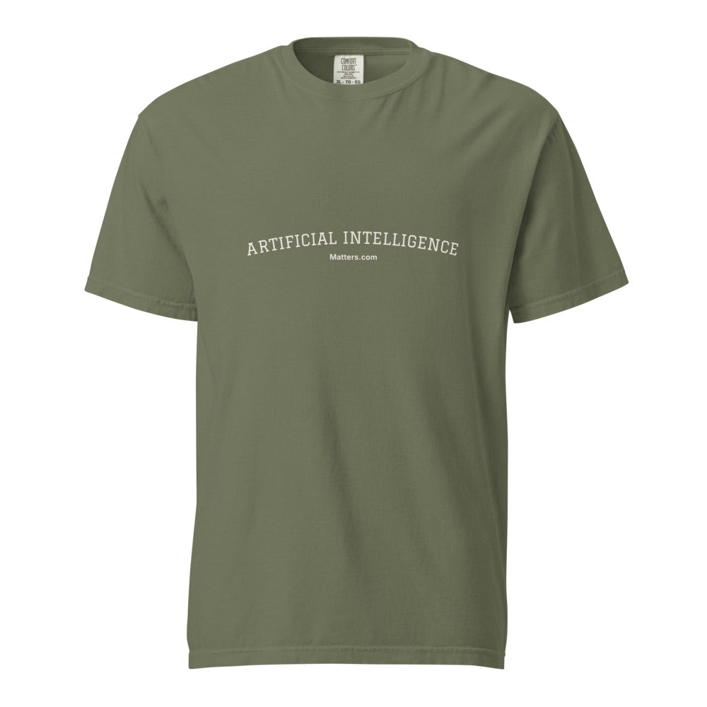 Artificial Intelligence — Collegiate Edition Tee — Moss