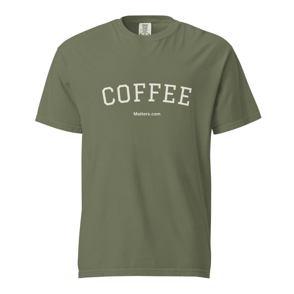 Coffee Matters — Heavyweight Tee — Moss