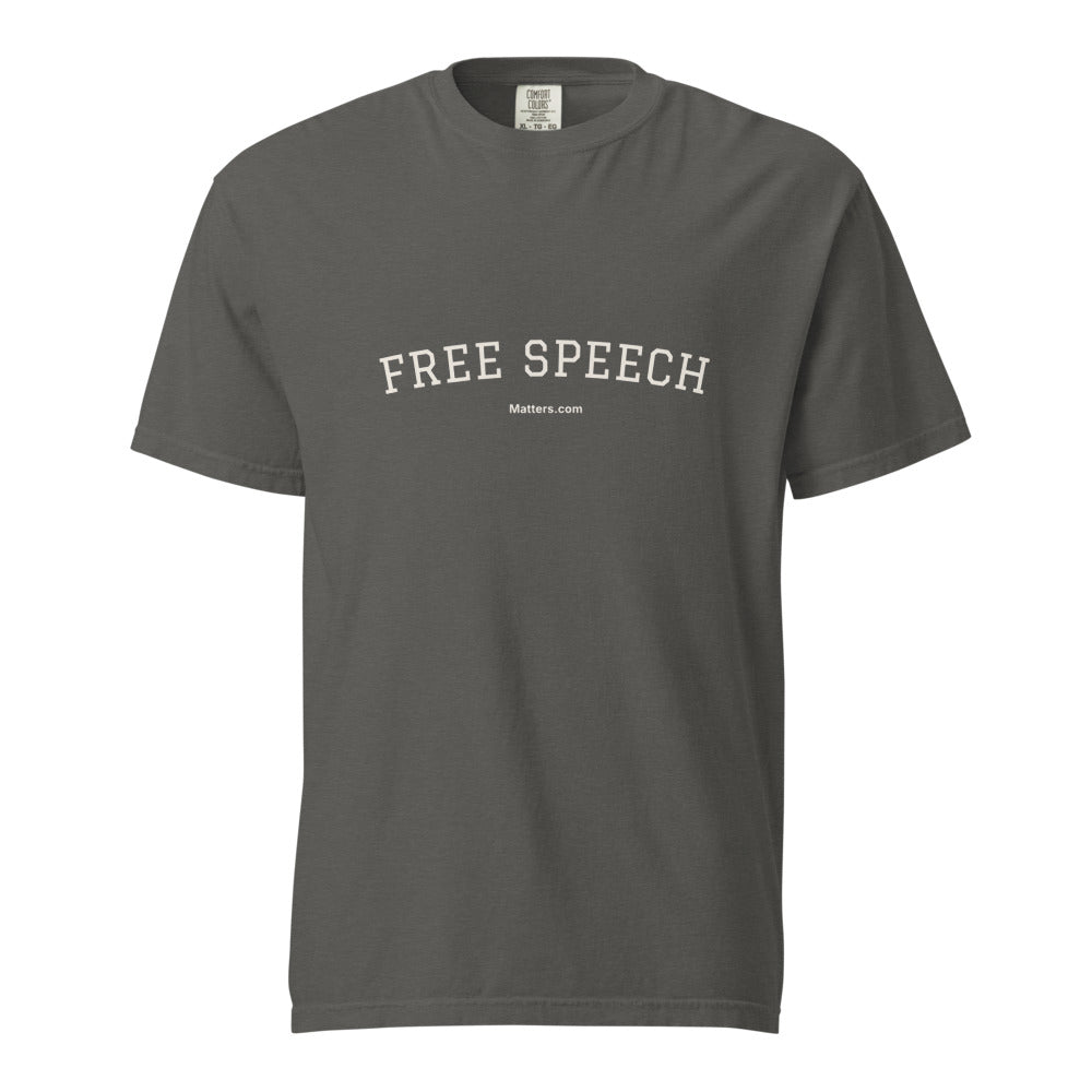 Free speech Matters — Heavyweight Tee — Pepper
