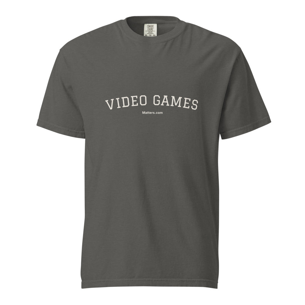 Video Games — Collegiate Edition Tee — Pepper