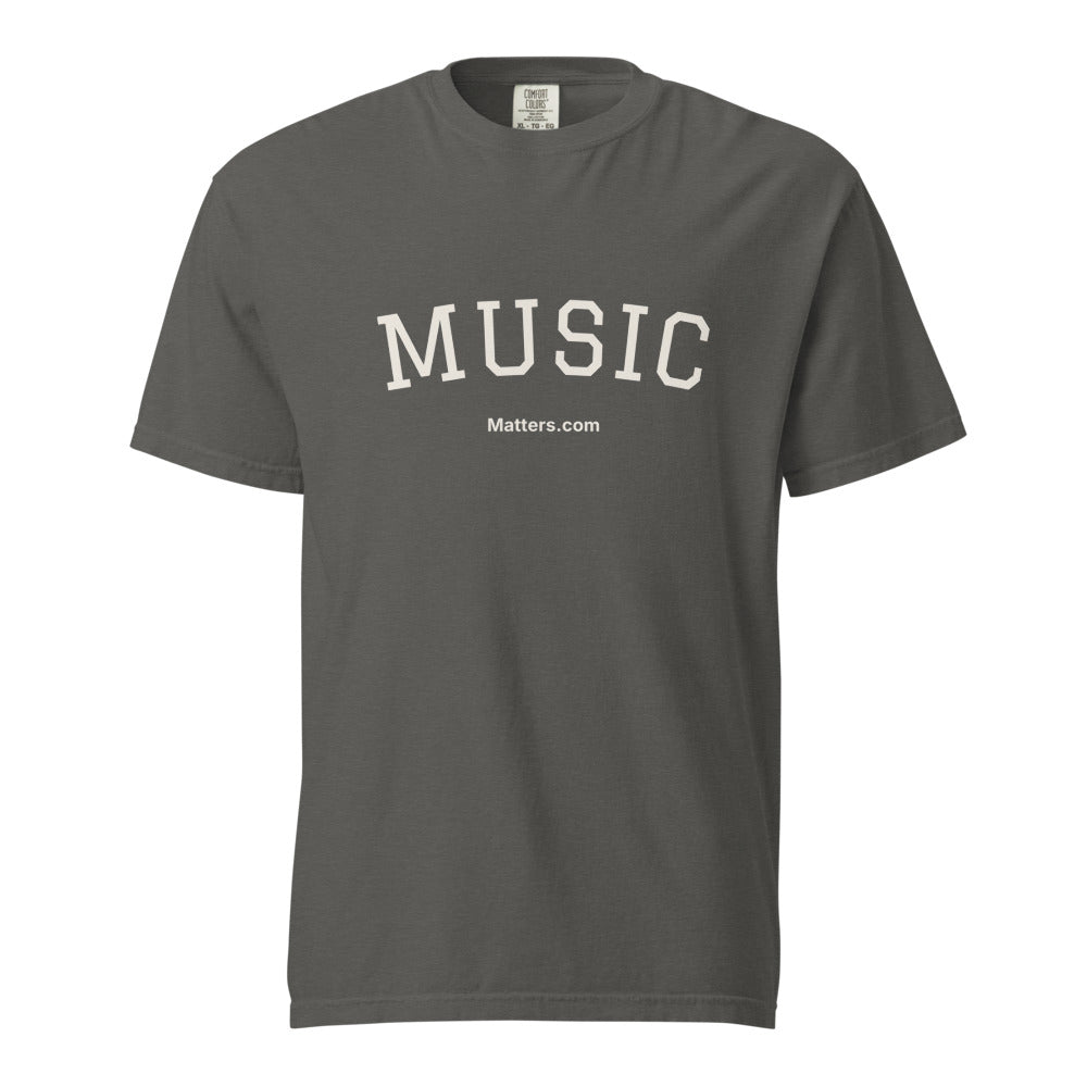 Music Matters — Heavyweight Tee — Pepper