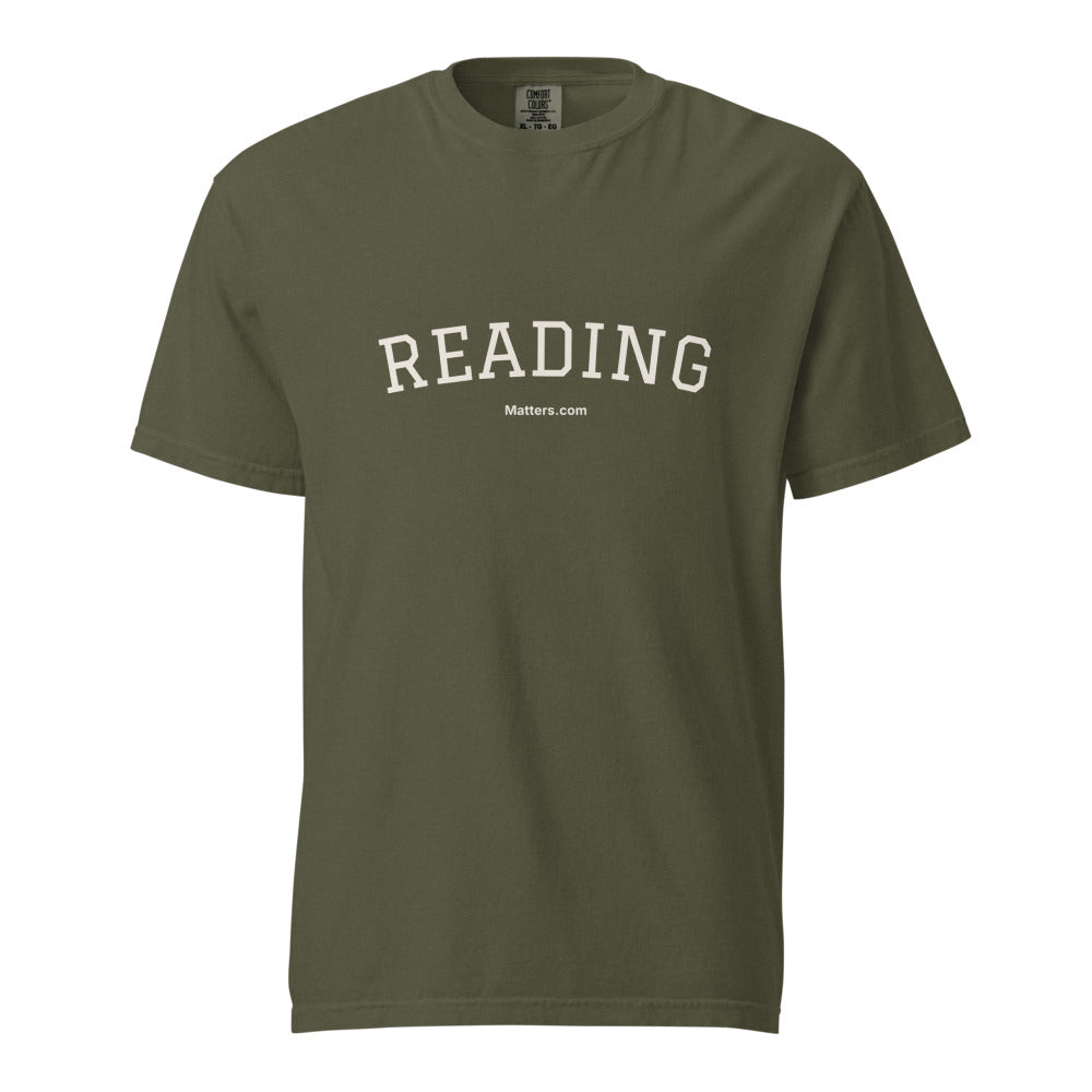 Reading — Collegiate Edition Tee — Sage