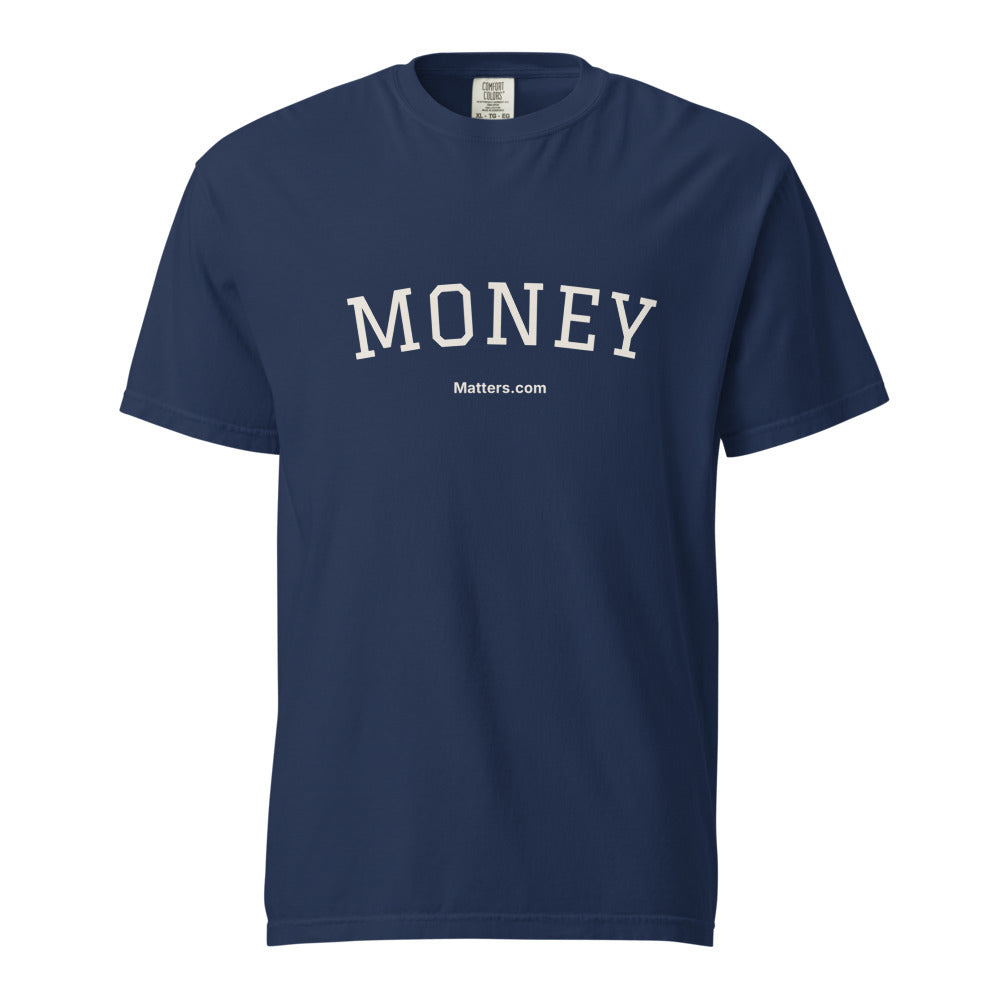 Money Matters — Heavyweight Tee — True Navy