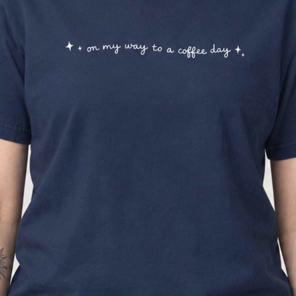 On my way to a coffee day — Tee