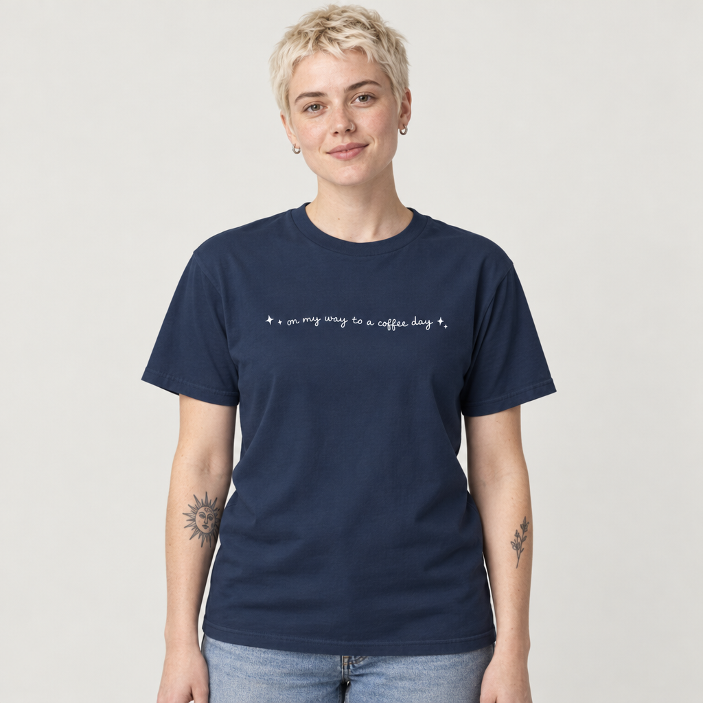 On my way to a coffee day — Tee