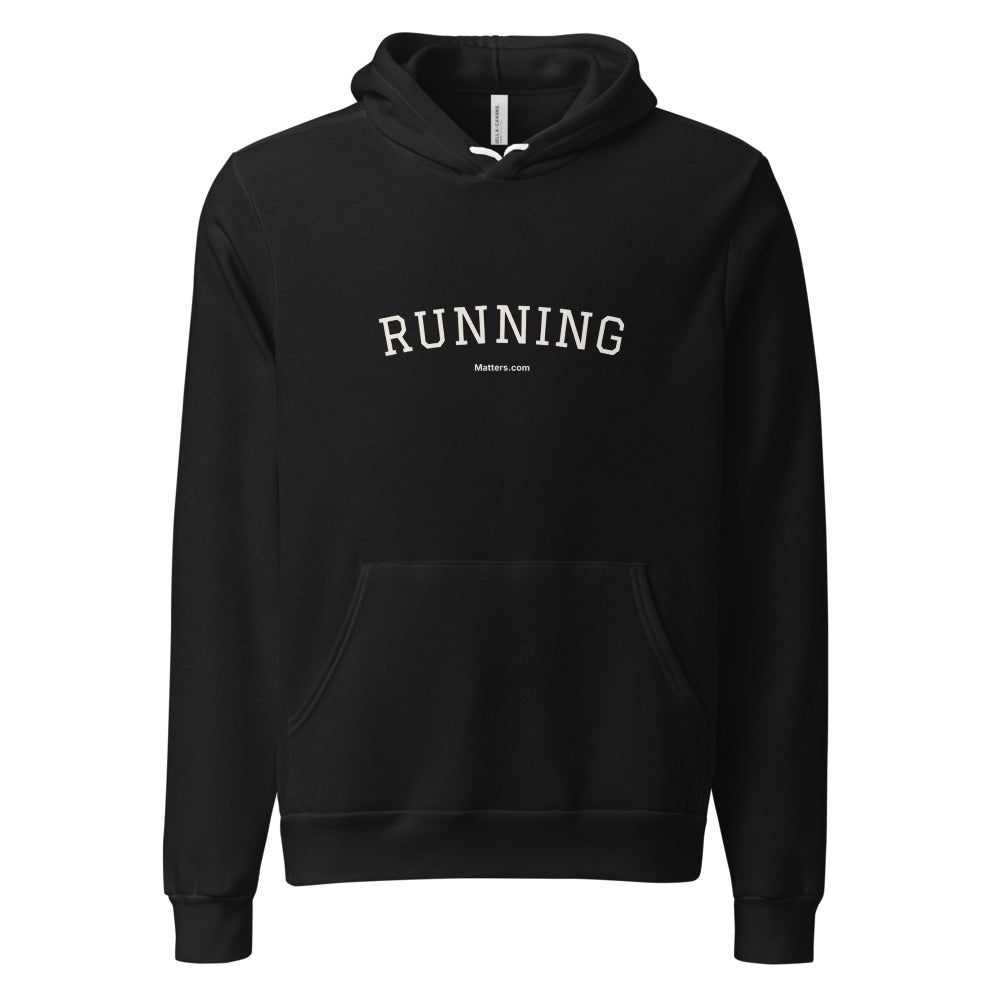 Running — Collegiate Edition Hoodie — Black