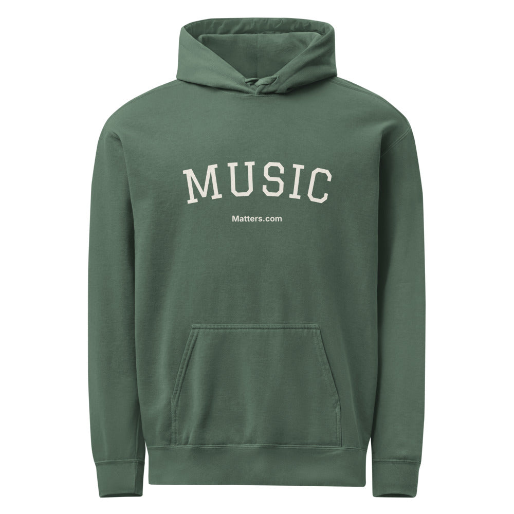 Music — Collegiate Edition Hoodie — Blue Spruce