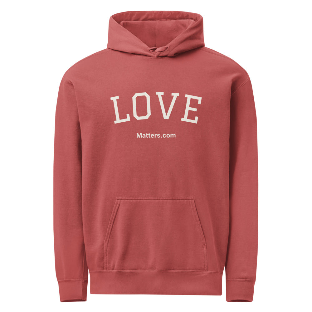 Love — Collegiate Edition Hoodie — Crimson