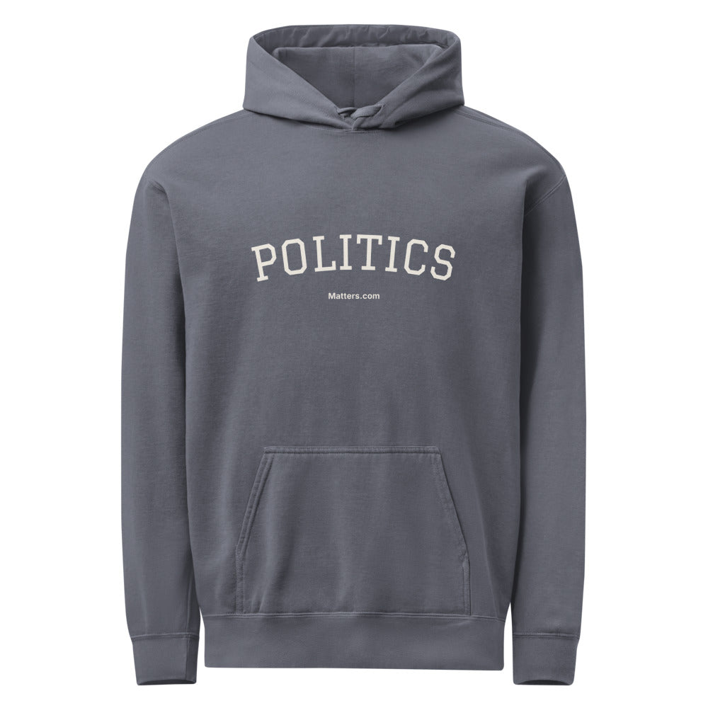 Politics — Collegiate Edition Hoodie — Denim
