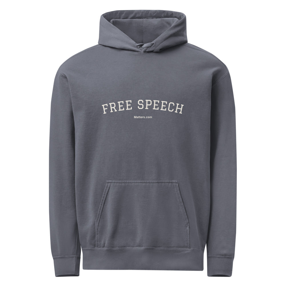 Free speech — Collegiate Edition Hoodie — Denim